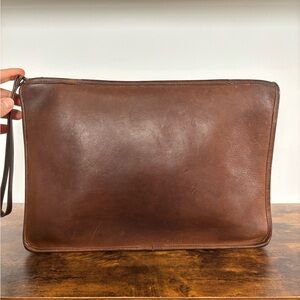 Vintage Coach Slim Clutch Large 9555